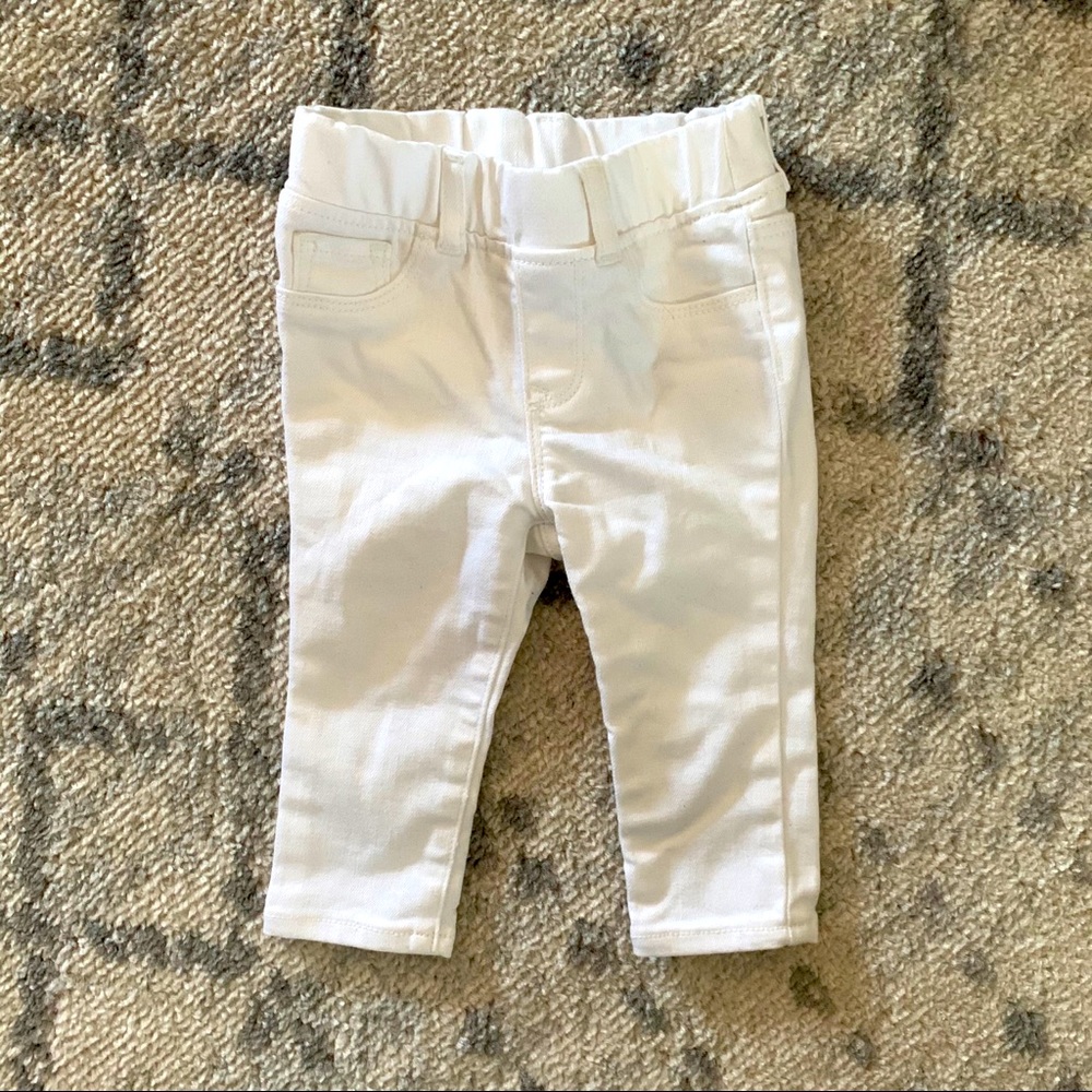 GAP Baby Pull-On White Jeggings